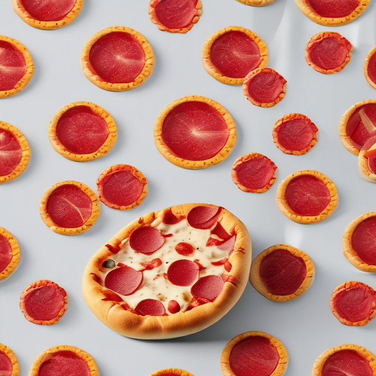 Gefrorene Pepperoni-Pizza