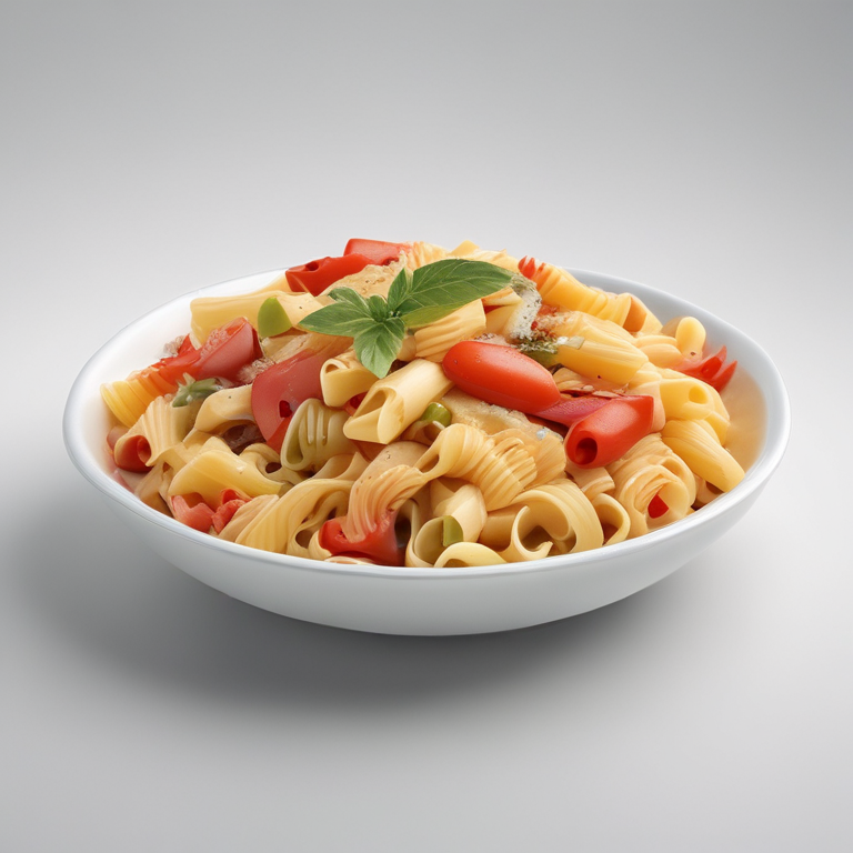 Penne Rigate Tricolore Mit Kraeutern