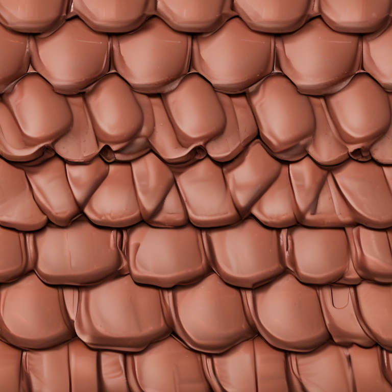 Dachziegel 25mm 3-Tlg