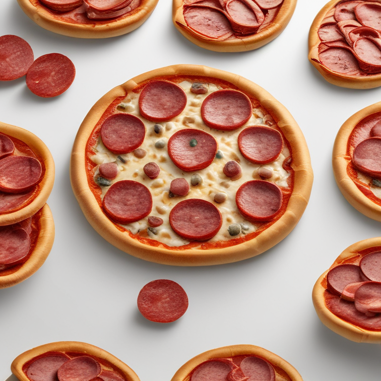 Gefrorene Wurst-Pizza