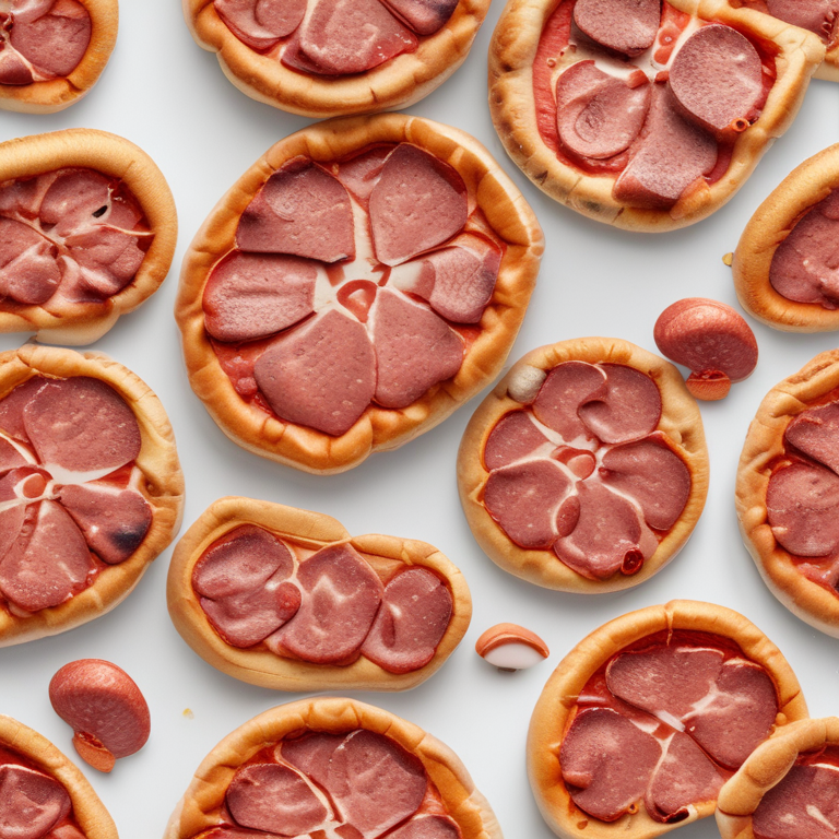 Gefrorene Wurst-Pizza